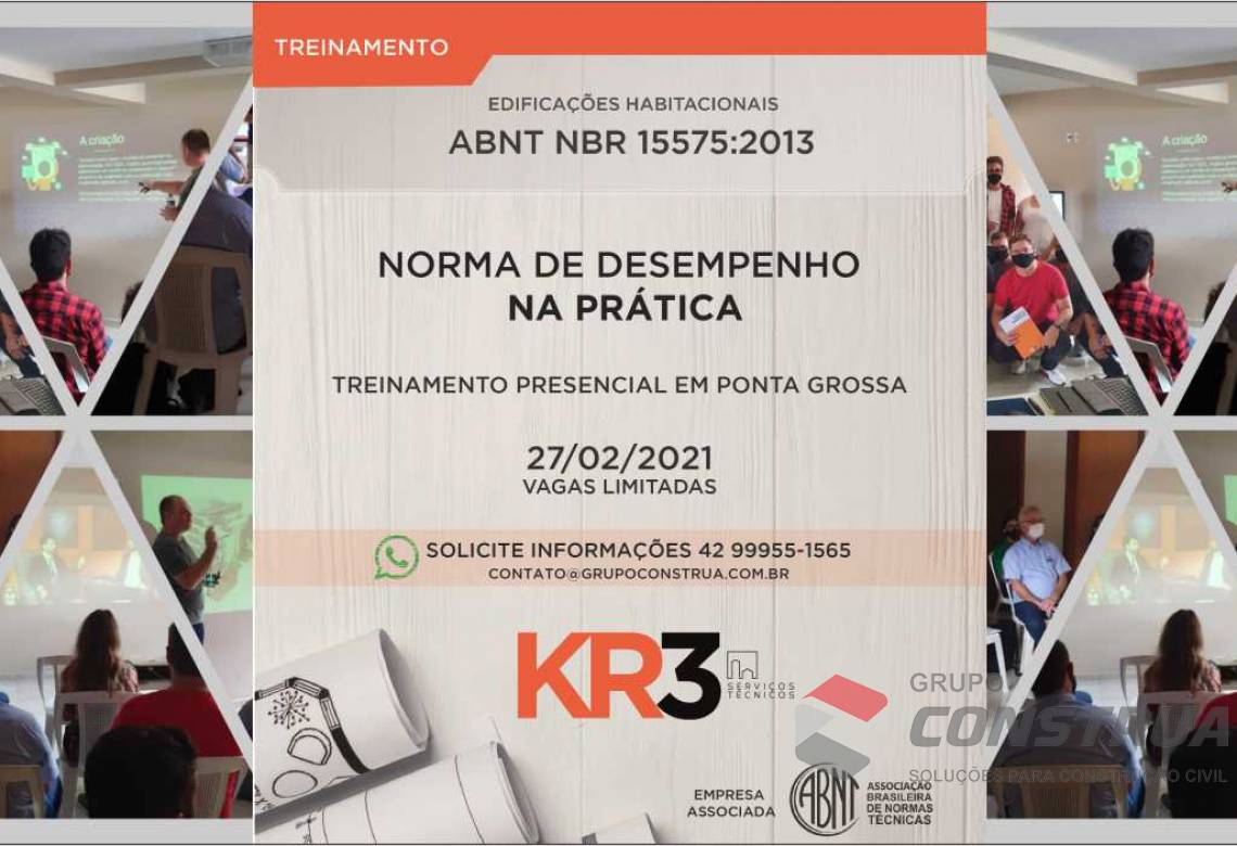 Treinamento Prático de NBR 15.575